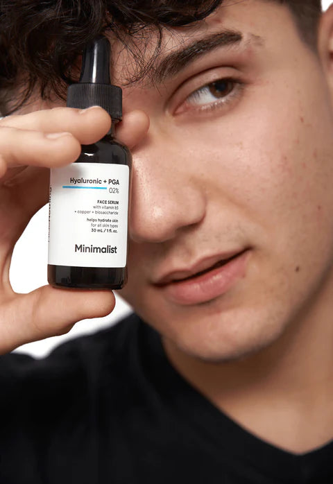 Minimalist 2% Hyaluronic Acid Serum for Face for Intense Hydration Glow & Lesser Fine Lines | Helps with Skin Dryness & Elasticity | For Women & Men | For all Skin Types | 1 Fl Oz / 30 ml